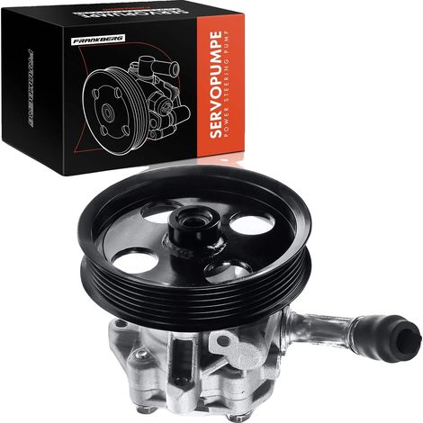 Bomba servohidráulica, diámetro de polea de 116 mm, presión máxima de 100 bar, compatible con Jeep, 6 nervaduras, sin soporte. (1/5)
