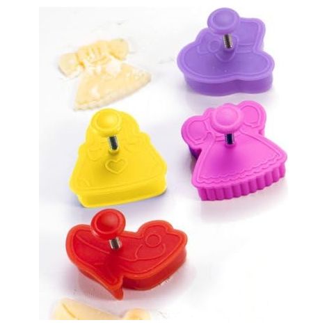 BRANDANI - SET 4 STAMPI BISCOTTI IN PLASTICA