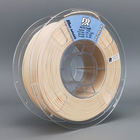 ProRock PETG Tough Filament, 1.75mm, 1000g ProRock PETG-Tough Filament 1.75mm 1000g Ivory Skin Beige (1/2)
