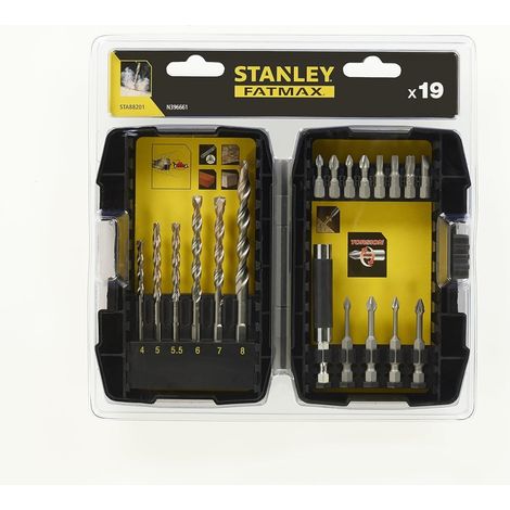 STANLEY - SET PUNTE PER AVVITARE E FORARE 19PZ