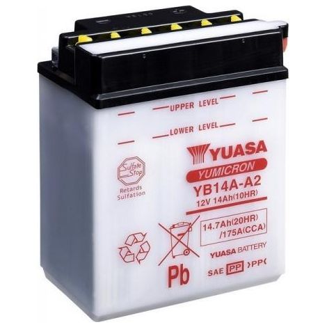 BATTERIA YUASA YB14A-A2 12V 14 Ah