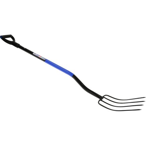 Horca de jardín geko g66516 4 púas mango metálico 140 cm (1/3)