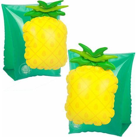 Green Mobility-Brassards de Natation Brassard Piscine Enfant Float, Convient aux Enfants de 2 à 6 Ans,Ananas (1/5)