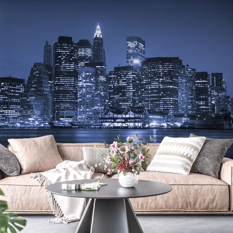 Papier peint panoramique - Panorama New York - 130 cm x 86 cm (1/4)