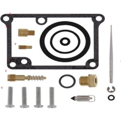 Kit de reparación de carburador Bearing Worx para Yamaha YZ 80 '86-'92 (26-1335)
