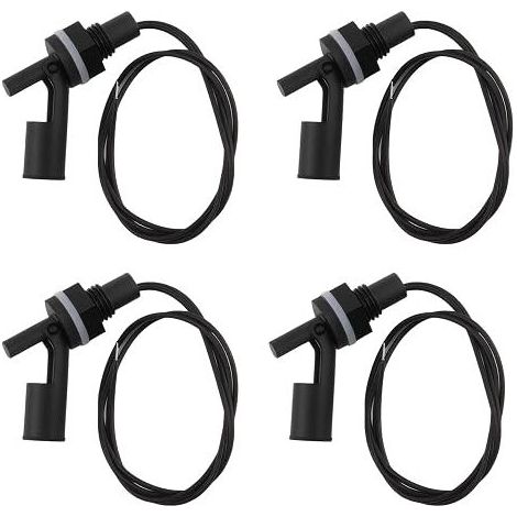Water Liquid Level Sensors, PP Side Mount Float Switch, Horizontal Liquid Float Sensor for Swimming Pool Fish Tank Aquarium, Easy to Install (1/2)