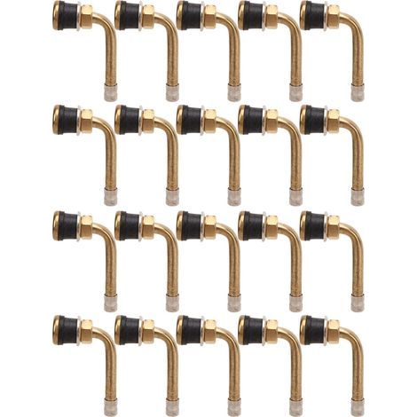 Ortviai Valve de Roue en Cuivre pour Camion, Remorque et VR – Modèle TR570C – 20 Pièces – Résistant aux Rayures (1/5)