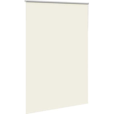 Verdunkelungsrollo Cremeweiß 150x210cm Stoffbreite 146,6cm