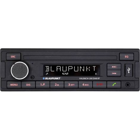 Autoradio DAB Bluetooth 4 x 40W – Kit mains libres – Tuner DAB+ – USB, AUX, MP3, WMA – Écran à 9 chiffres – Blaupunkt (1/4)