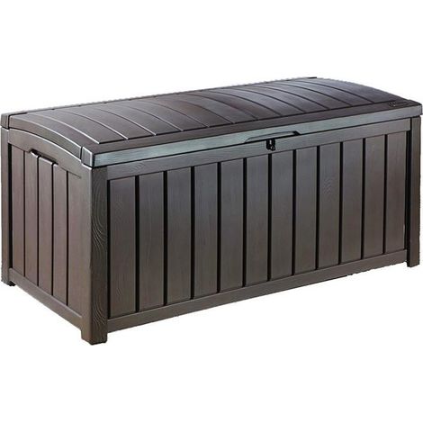 Keter Baule Glenwood Marrone 390 Lt In Resina Cm 128X65X61 H (1/5)
