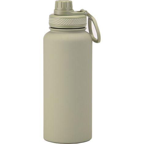 Gourde - Acier Inoxydable - 1000 Ml - Isotherme - Portable Extérieur Avec Poignée - 1 Pièce (1/5)