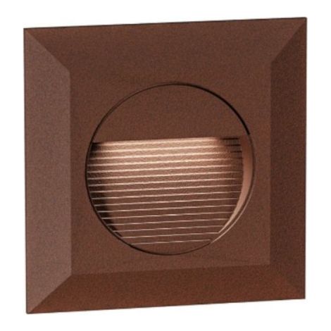 Segnapasso incasso gea led ges2122 led ip65 classico faretto, tonalità luce 3000°k (luce calda)