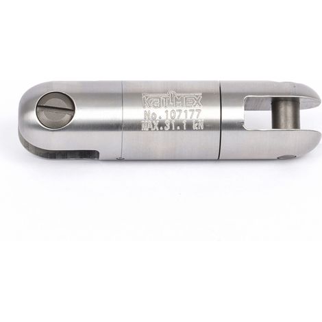 Katimex Drallausgleichswirbel, Durchmesser 20 mm, Seil, Durchmesser 8,0 mm, Bruchlast 15 kN