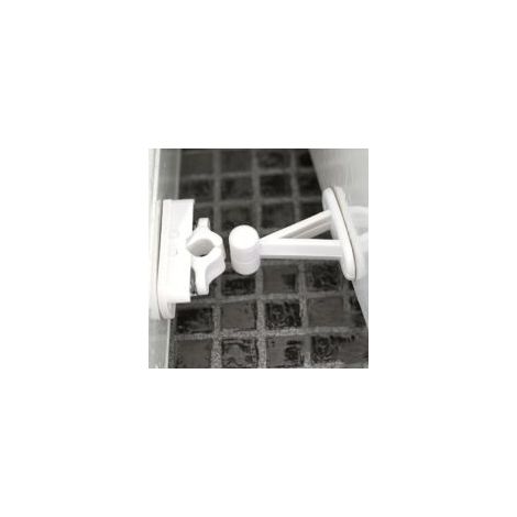 Tope de puerta automático blanco de alta calidad con resorte, incluye pestillo y accesorios de instalación, apto para puertas de dormitorio/baño/sala de estar/oficina, tope de puerta fabricado en [mat