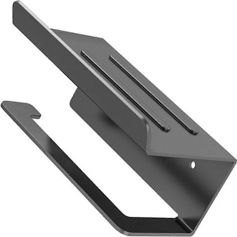 Porte-rouleau de papier toilette sur pied, distributeur de papier toilette transparent, rangement pour 5 rouleaux de rechange (1/5)