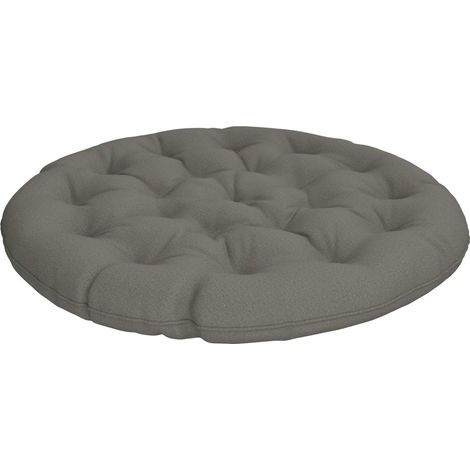 Papasan-Sessel-Kissen VIANEN 100 % Polyester Grau Ø 100 x 12 cm vidaXL (1/5)