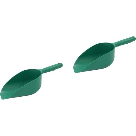 2pièces Scoop De Jardin Épaissi Outil Pratique De Plantation Pelle à Sol pour Transplantation Et Transport De Terre pour Jardinage Et Alimentation Animaux (1/5)