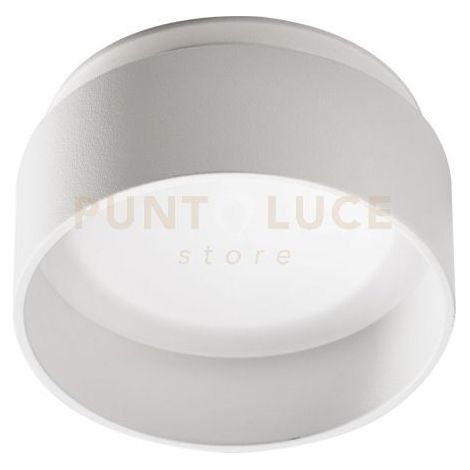 GFA1210- FARETTO DA INCASSO BIANCO 2 LUCI ATTACCO GU10 TONDO D.8CM