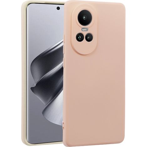 Funda para Oppo Reno 10 / 10 Pro, silicona ligera, rosa (1/5)