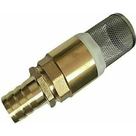 Clapet Crepine Anti Retour - avec Crépine en Acier Inoxydable et Vanne à Sens Unique/Vanne Non Retour/Clapet Anti-Retour Pompe 88 x 37mm (1/5)
