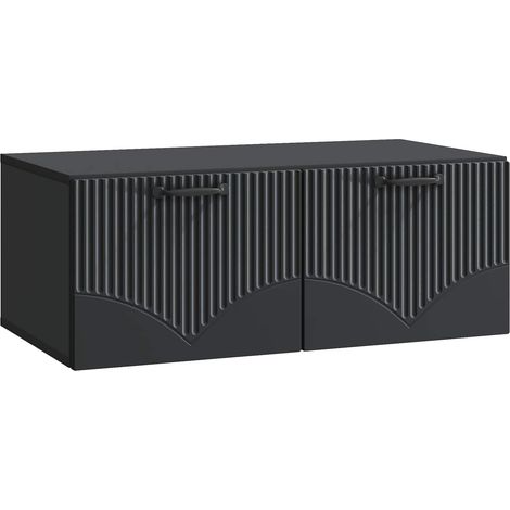 Mueble para TV de pared Negro 78,5 x 41 x 30 cm