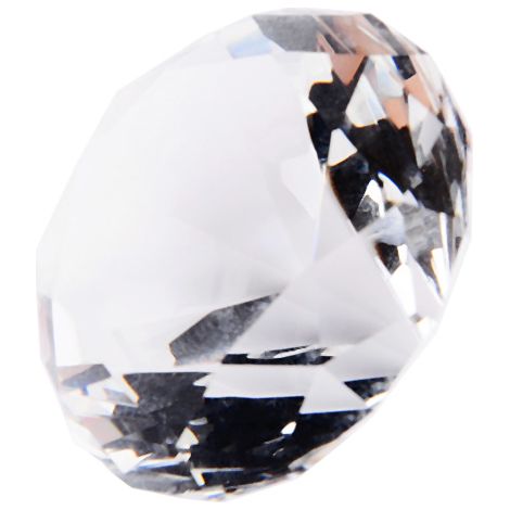 40mm Cristal Clair Diamant Taillé Verre Bijou Presse-Papier Mariage Décoration Maison Cadeau (1/5)