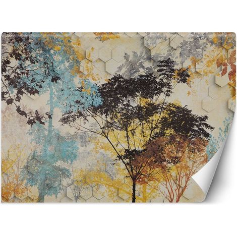 Papier peint arbres d'automne - 368 x 254 cm (1/4)