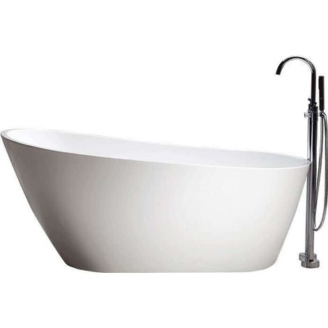Sophia – Freistehende Acrylbadewanne, 170 cm – Raffiniertes Design und optimaler Komfort für das Badezimmer (1/5)
