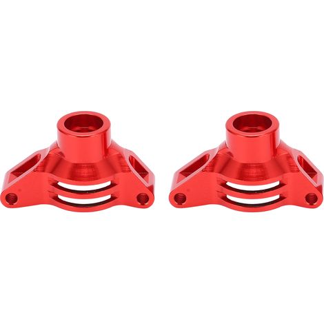 Tourelle de direction arrière en alliage d'aluminium pour voiture RC 1/10 Tamiya TT02 Rouge (1/5)