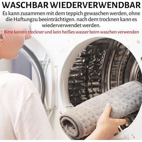 Tapis Gripper - Technologie Ventouse - Pour Sol Dur Lisse - Cuisine Chambre Salon - 4 Pièces (1/5)