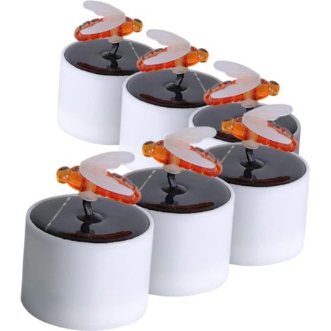 6pièces Lot De Bougies Solaires Led Sans Flamme (1/5)