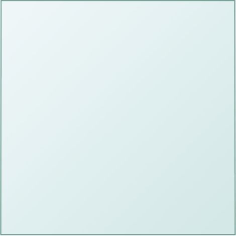 Tischplatte Transparent 40x40 cm Hartglas