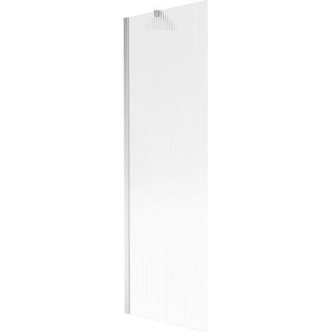Mexen Next mampara de baño de 1 hoja 60 x 150 cm, rayas, cromo - 895-060-000-00-09-01 (1/5)