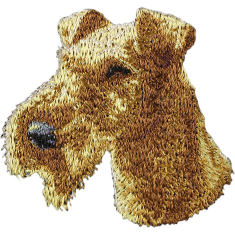 Terrier irlandés, Terrier rojo irlandés: parche con forma de perro, parche bordado, decoración única para mochilas de Art-Dog (1/3)