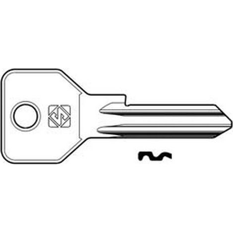 50PZ CHIAVI PER CILINDRI CISA 5 SPINE GRANDI CS119 IN ACC. NICH. - CS119 DX