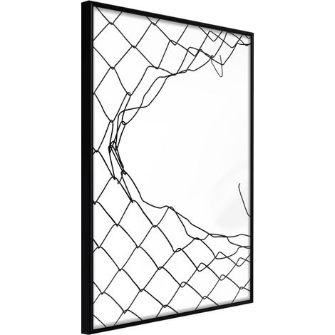 Affiche Murale Encadrée "Escape" 40 x 60 cm Noir