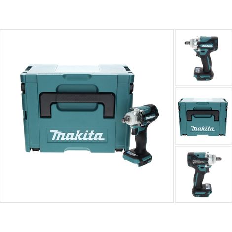 Makita DTW 300 ZJ Atornillador de impacto a batería 18 V 330 Nm 1/2" sin escobillas + Makpac - sin batería, sin cargador