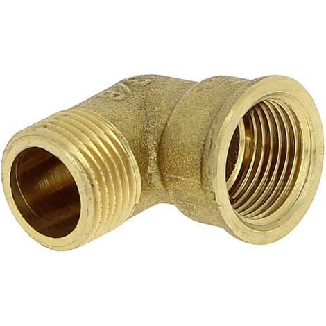 Dumont - Coude mâle/femelle laiton 92 3/8 - D23502B (1/2)