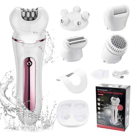 Épilateur sans fil 5 en 1 pour femmes, épilateur rechargeable avec double fonction..., 50 % de réduction sur les frais de livraison (1/5)