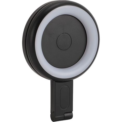 Lampe LED pour téléphone et tablette avec 3 modes de couleur, haute luminosité, angle de vision réglable à 180°, chargement USB et longue autonomie. (1/5)