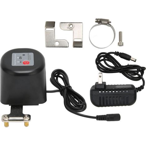 Vanne d'eau intelligente avec télécommande WIFI, contrle de synchronisation, vanne de gaz pour conduites d'eau domestiques, prise américaine 100-240V (1/5)