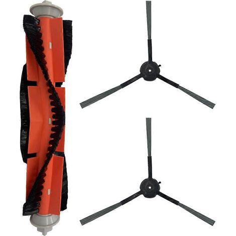 Pièces de rechange compatibles avec l'aspirateur Ultenic MC1 : rouleau principal et brosses latérales. (1/5)