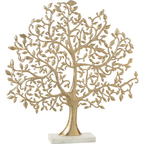 Arbre Déco en Métal "Diann" 83cm Doré (1/2)