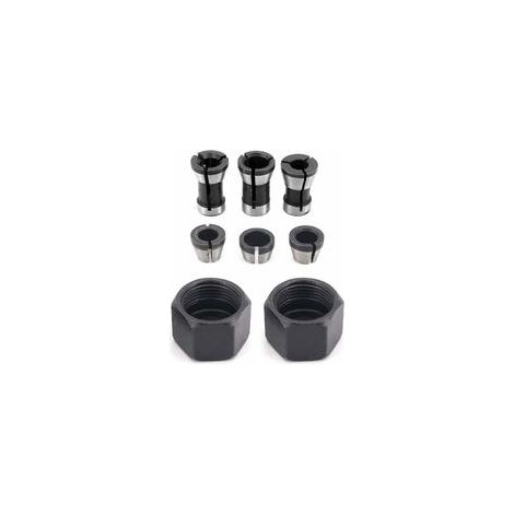 MINKUROW Bohrfutterkopf, Bohrfutter, 6 mm 6,35 mm 8 mm Konverter Adapterkopf, 6 Stück (1/5)