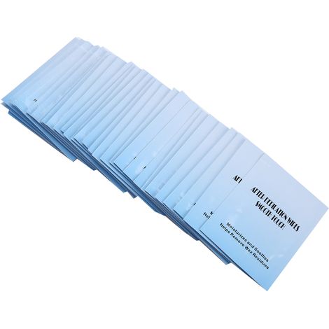 30 lingettes dépoussiérantes à la cire, emballage individuel, tissu humide imprégné d'huile nettoyante pour cire, lot de 30 (1/5)