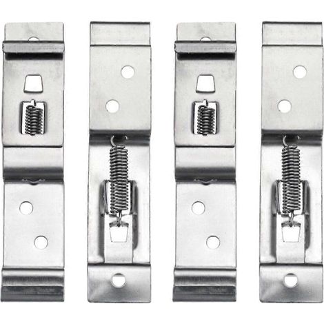 Set mit 4 Kennzeichenhalterungen für Anhänger, verstellbares Design, robuste Befestigung für Anhänger, praktisches Zubehör.