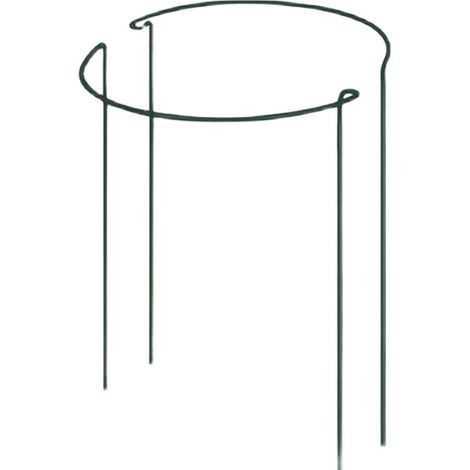 Lot de 8 tuteurs pour plantes de jardin, tuteurs demi-ronds pour tomates, pivoines, hortensias, vignes et plantes grimpantes (1/4)