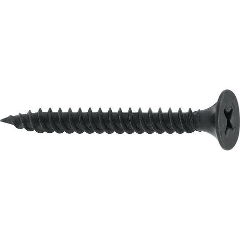 Vis à plaque de plâtre 3,5 x 25 mm – Tête trompette – Pointe clou – Boîte de 1000 vis – KSGM35025 (1/7)