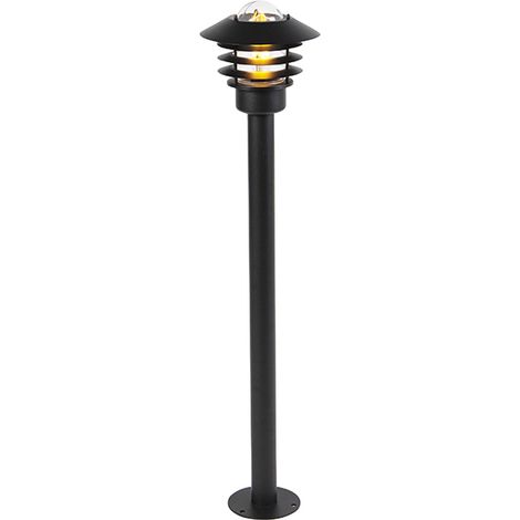 QAZQA Modern Outdoor Lamp Black 100 cm IP44 - Prato