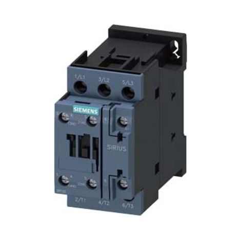 Contattore di potenza 12A 3P 230V AC 1NO 1NC S0 3RT2024-1AL20